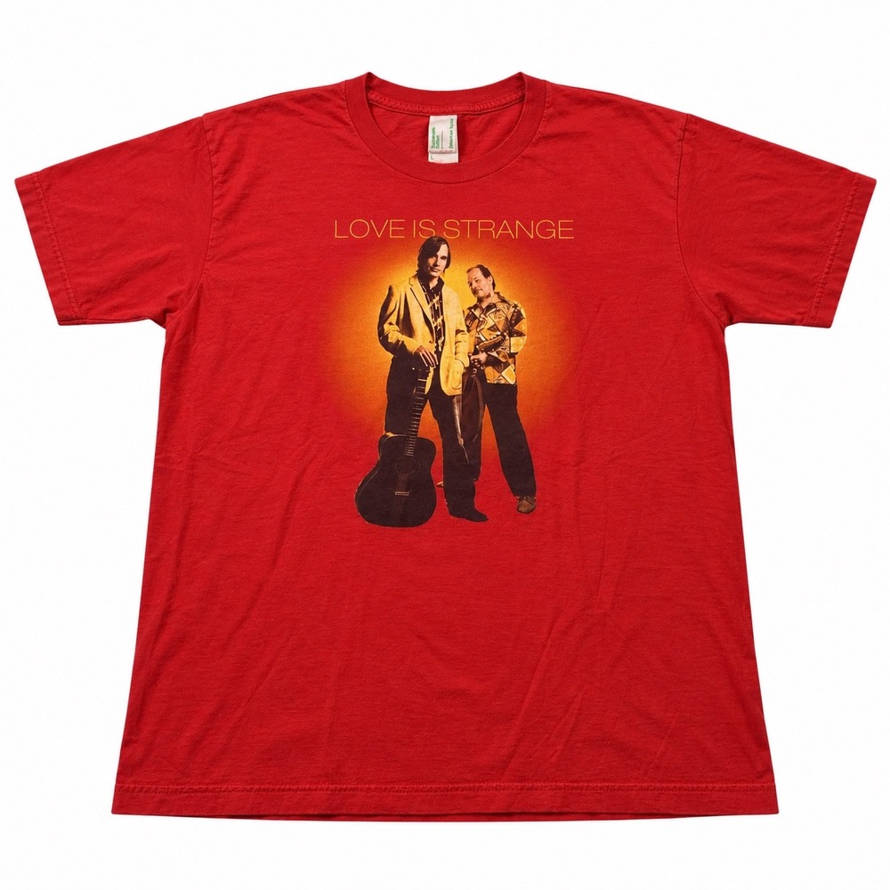 Jackson Browne David Lindley Love Is Strange 2006 Tour T-Shirt Red Large